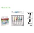 Gouache Têmpera 6 Tubos