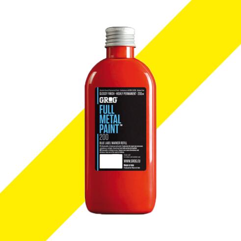 GROG Full Metal Paint Flash Yellow 200 ml