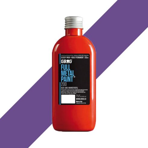 GROG Full Metal Paint Goldrake Purple 200 ml