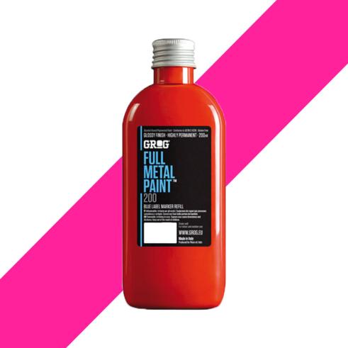 GROG Full Metal Paint Jellyfish Fuchsia 200 ml