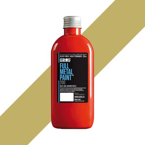 GROG Full Metal Paint Klondike Gold 200 ml
