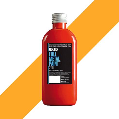 GROG Full Metal Paint Sunray Yellow 200 ml