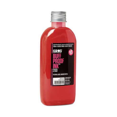 Grog Proof Ink Splatter Red 200ml