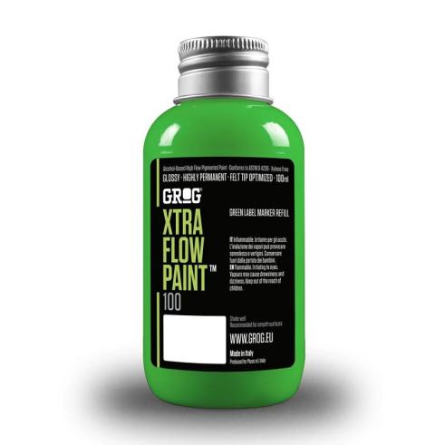 GROG Xtra Flow Paint Laser Green 100 ml
