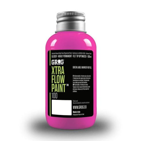 GROG Xtra Flow Paint Neon Fuchsia 100 ml
