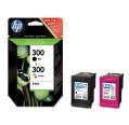 HP 300 Negro + Color Pacote de 2 Cartuchos de Tinta Originais