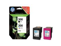 HP 300 Negro + Color Pacote de 2 Cartuchos de Tinta Originais