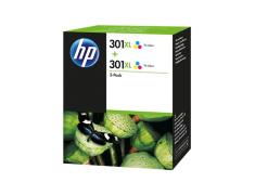 HP 301XL Color Pacote de 2 Cartuchos de Tinta Originales