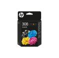 HP 308 Preto + Colorido Pack com 2 Cartuchos Originais