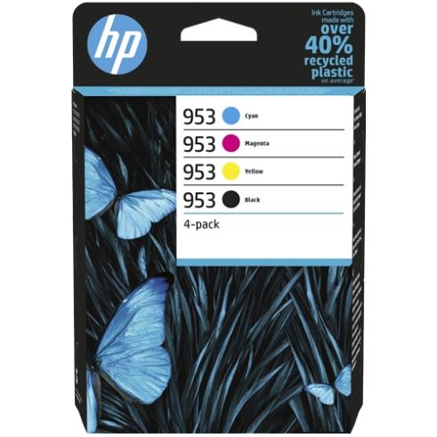 HP 953 Pacote 4 cartuchos de tinta originais