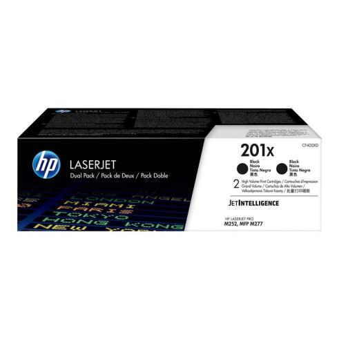 HP CF400X / 201X Preto Pacote com 2 Originais