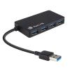 Hub USB 3.0 de 4 Portas 4,80 GB/s Preto NGS