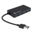 Hub USB 3.0 de 4 Portas 4,80 GB/s Preto NGS