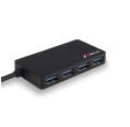 Hub USB 3.0 de 4 Portas 4,80 GB/s Preto NGS