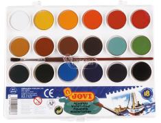 JOVI Conjunto de aguarelas de 18 cores com pincel