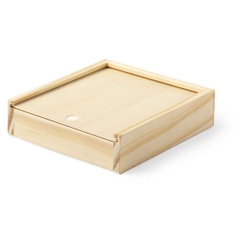 Jogo de Cartas e Dados de Madeira