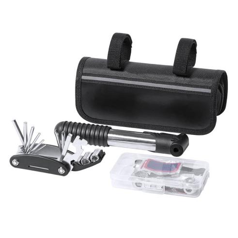 Kit de Perfuração de Bici com Bomba de Inflação Manual