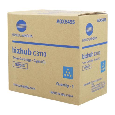 Konica Minolta TNP51 Ciano Original