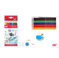 Lápis de Cor Aquarela 12u + Pincel