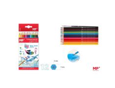 Lápis de Cor Aquarela 12u + Pincel