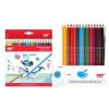 Lápis de Cor Aquarela 24u + Pincel