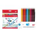 Lápis de Cor Aquarela 24u + Pincel