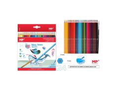 Lápis de Cor Aquarela 24u + Pincel