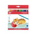 Lápis de Cor de Madeira Plascolor 24u
