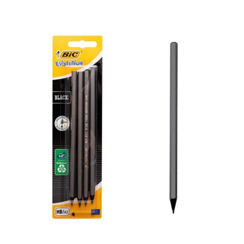 Lápis Bic Evolution Black HB 4u