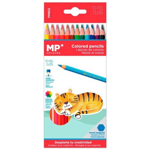 Lápis de Cor de Madeira Plascolor 12u