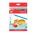 Lápis de Cor de Madeira Plascolor 18u