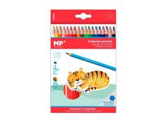 Lápis de Cor de Madeira Plascolor 18u
