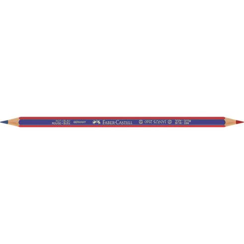 Lápis Faber Castell Janus 2160 Azul-Vermelho