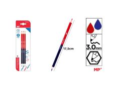 Pack de 3 Lápis Hexagonais Fino de Dois Tons