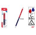 Pack de 3 Lápis Triangular Fino de Dois Tons
