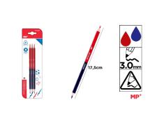 Pack de 3 Lápis Triangular Fino de Dois Tons
