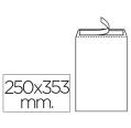 CAIXA DE LIDERPAPER DE 250 ENVELOPES BRANCOS 90GR 250x353 MM Nº10