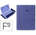 PASTA DE LIDERPAPER COM FORMATO DE BORRACHA AZUL