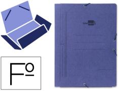 PASTA DE LIDERPAPER COM FORMATO DE BORRACHA AZUL