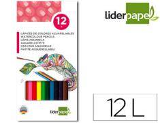 LÁPIS DE WATERCOLOR LIDERPAPER - 12 unidades