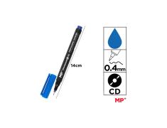 MARCADOR DE CD AZUL FINE POINT MP