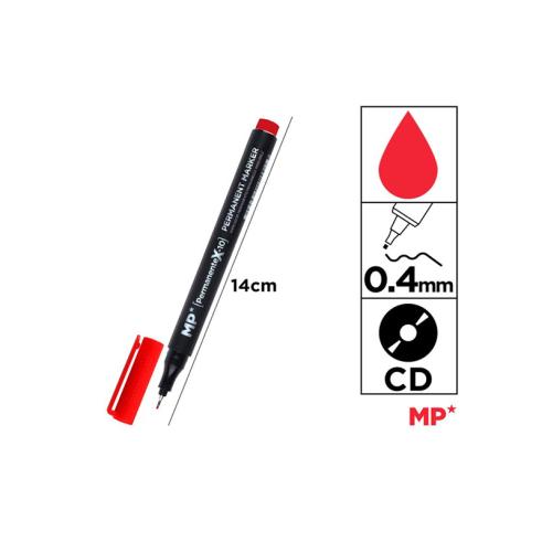FINE POINT CD MARKER RED MP
