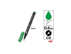 MARCADOR DE CD VERDE FINE POINT MP