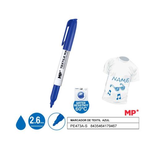 Marcador Azul Têxtil MP