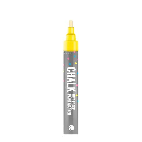 Marcador de Tiza Borrable Amarillo 2mm MTN