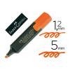 MARCADOR FLUORESCENTE FABER CASTELL 48-15 LARANJA