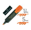 MARCADOR FLUORESCENTE FABER CASTELL 48-15 LARANJA