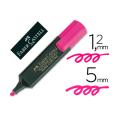 MARCADOR FLUORESCENTE FABER CASTELL 48-28 ROSA