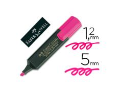 MARCADOR FLUORESCENTE FABER CASTELL 48-28 ROSA