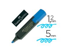 MARCADOR FLUORESCENTE FABER CASTELL 48-51 AZUL